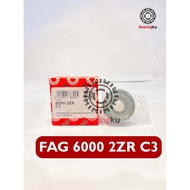 Ball Bearing FAG 6000 2ZR/C3 6000 ZZ OriginalC3 10x26x8