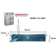 (JAYA FREEZER) BERJAYA Cooling Coil = CC-24DF-SA Evaporator Coil Blower-Refrigerator Chiller - Peti 