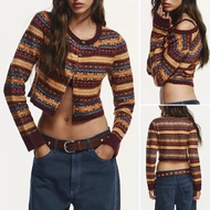 Sweater/ Knitted sweater/ Patterned sweater/ Brocade sweater/ cardigan sweater