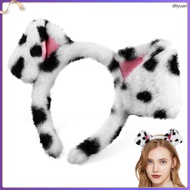Cute Dalmatian Makeup Headband Fabric Multi Color dliyuan
