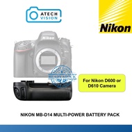 NIKON MB-D14 Multi Power Battery Pack Vertical Battery Grip Holder for Nikon D600 D610