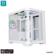 เคสคอมพิวเตอร์ Tsunami Adventure Z Curve Panorama Gaming Case with 1266 ARGB Cooling Fan x3 รับประกั
