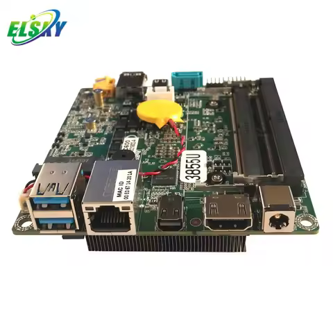 ELSKY Portable 7th Gen i3 i5 Mini NUC Barebone PC Motherboard 10*10CM Skylake Mini DP 1HDMI Type C 3