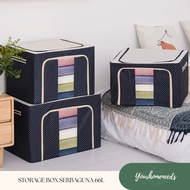 YH STORAGE BOX 24L 66L CLOTHES STORAGE BOX TOY STORAGE BOX LARGE BOX POLKADOT