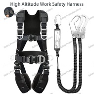 High Altitude Work Safety Harness 5-point Full Body Safety Belt Rope Outdoor Climbing Training Elect