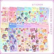 ❥Gooka Sticker Genshin Impact Cartoon Hand Account Stickers Yae Miko Kaedehara Kazuha Kid Statio ⚕♠