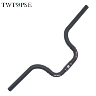 TWTOPSE Bicycle Bike Carbon M Handle Bar 25.4*540mm Rise 120mm For Brompton 3SIXTY PIKES 412 P8 Folding Bike Cycling Handlebar