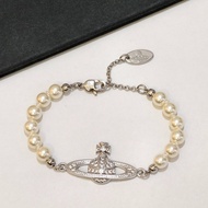 Vivienne Westwood 金色土星珍珠手鍊