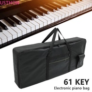 USTHOW Keyboard Bag, Waterproof 600D Oxford Instrument Keyboard Case, Durable Anti Shock Protective 