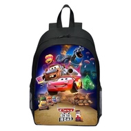 Cartoon Cars Lightning McQueen School Bag Boys Backpack Girls Shoulders Bag Gift