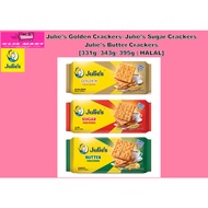 Julie's Golden Crackers\ Julie's Sugar Crackers\ Julie's Butter Crackers [331g\ 343g\ 395g | HALAL]