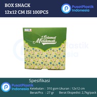 Snack Box 12x12 Young Motif Bread Cake Box Size 12 x 12