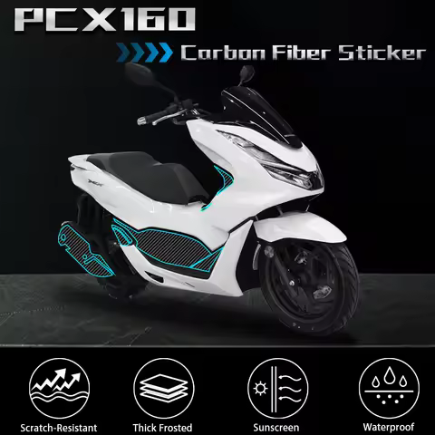 For Pcx 160 Pcx160 pcx 160 21-25 Motorcycle Protective Film Carbon Fiber Sticker Full Body Waterproo