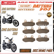 CMC DAYTONA 250 DAYTONA 350 BRAKE PADS SINTERED LONG LIFE TOP QUALITY HNL