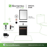 SORENTO SRTBF11404 Stainless Steel Bathroom 6 in 1 Basin Cabinet Set Ceramic Basin + Basin Tap/Water