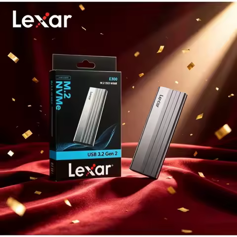 Portable M.2 NVMe SSD Enclosure Lexar E300 USB3.2 Gen2 External Hard Disk Case For Desktop Laptop Da