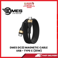DMES DC22 MAGNETIC CABLE USB - TPYE C (20W)
