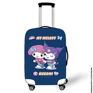 【In Stock】Sweet Melody Kuromi Travel Suitcase Cover Washable Luggage Cover - Fits 18-32 inch luggage