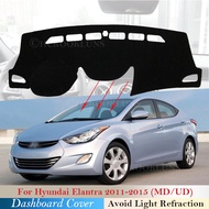 Dashboard Cover Protective Pad for Hyundai Elantra 2011 2012 2013 2014 2015 MD UD Avante Accessories