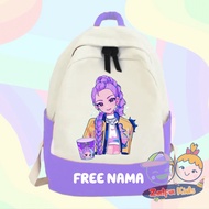 Kpop Huntrix RUMI Kpop Demon Hunters Children's School Backpack - Free Name Printing