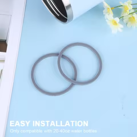 2Pcs Bottle Seal Ring Silicone Replacement Stopper Leak Proof Water Bottle Top Lid Gasket for Owala 
