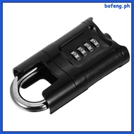 4 Digit Combination Lock Outdoor Resettable 4-digit Padlock Weatherproof Padlocks  bofeng