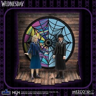 Mezco 5 Points Wednesday Addams & Enid Sinclair 3.75inch Action Figure Box Set