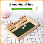 BF  Dice Game Hand-eye Coordination Early Education Reliable Shut The Box Dice Game for Children
