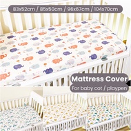 Cotton Mattress Cover for Baby Cot / Playpen Fitted Sheet Newborn Cot Sheet