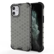Armor Silicone Acrylic Honeycomb Hard Cover Case For IPhone 14 13 12 Pro Max Mini IP12