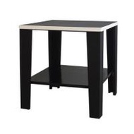 โต๊ะข้างสี่เหลี่ยม KIOSK KN-102 สีดำ/ครีม (1041310)