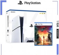 PlayStation - PS5 Slim光碟版主機 + Final Fantasy VII Rebirth 太空戰士 VII FF7 重生 實體版遊戲 (香港行貨 優惠套裝)