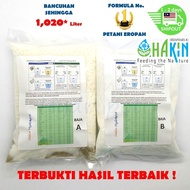 1Kg+1Kg (20L) Baja AB HAKIN Hidroponik Fertigasi