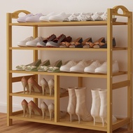 Bamboo Boots Shoe Rack Small Shoe Rack Doorway Shoe Cabinet Economical Dormitory Simple Shoe Cabinet Household Shoes Storage Rack