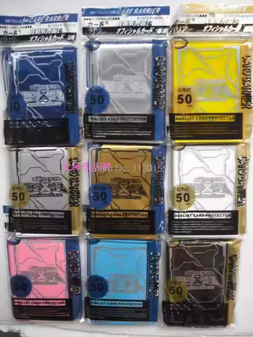 50 PCS/PACK YuGiOh Game Card sleeves ZEXAL 5DS Board Game Cards Protector Yu-Gi-Oh Card Case