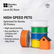 Bambu Lab PETG HF/Translucent filament 1KG with spool RFID