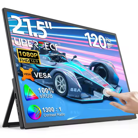 UPERFECT UMax 21 Touchscreen 21.5" 120Hz Computer Display 1080P 100% sRGB USB-C HDMI HDR Gaming Port