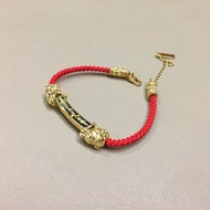 泰國雙頭咬虎金條手鏈 - 招財開運