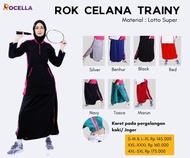 Rocella Rok Celana Trainy, Rok Celana Olahraga Wanira, Rok Olahraga