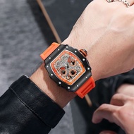 Fgf Genuine Hollow Large Dial Barrel Richard Top Ten Brands Miller Trendy Watch Men's Non-Mechanical