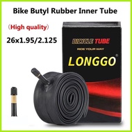 ♙ ◐ © Bike Tire Tube Bicycle Inner Tube Bike Interior Size /26x1.75/1.95/27.5x1.75/1.95/29x1.75/1.9