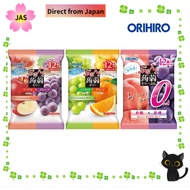 [Direct from JAPAN] Orihiro Konjac Jelly (12 pouches) Apple + Grape/Peach + Kyoho Grape/Mascat + Ora