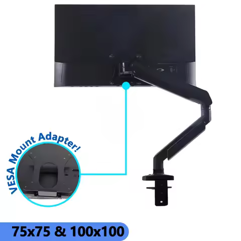 Brand New for HP M24h M27h 527sh 524sh Wall Mount 75x75 &100x100 Monitor VESA Adapter Bracket for Mo