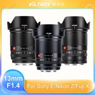 Viltrox 13mm F1.4 APS-C Auto Focus Large Aperture Lens for Fujifilm XF Mount Camera X-T4 T10