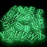 Luminous Shoe Accessories with Flower Design - Includes Letters A-Z & Numbers 0-9 for Shoe Buckles