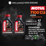 Oli mesin universal sintetis penuh MOTUL 5W-40 1 liter (hitam) untuk Yamaha Xmax 4T