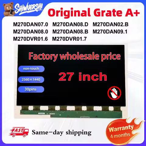 Original New A+ 27'' Only Lcd Glass Screen M270DAN07.0 M270DAN08.D M270DAN02.B M270DAN08.0 M270DAN08
