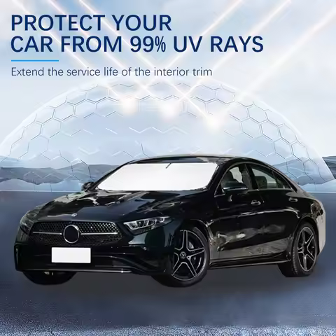For Mercedes Benz CLS W218 W219 Summer Car Accessories Car Windshield Sun Shade Covers for Front Win