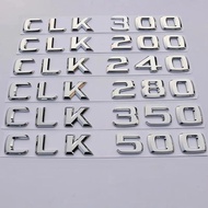 Car Trunk Letters Logo Emblem Badge Decals Sticker For Mercedes Benz CLK Class CLK55 CLK63 CLK200 CL