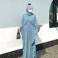 Shabira Kaftan Wanita Remaja Dewasa Terbaru 2025 Simple Elegam Kekinian Viral Bahan Ceruty Babydoll